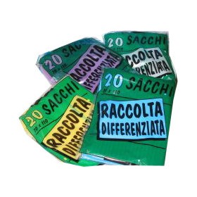 SACCHI NEUTRI DIFFERENZIATA 70X110 PZ.20